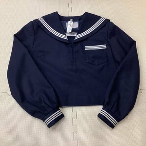 I433/Y(中古) 山形県 陵南中学校 女子制服3点セット /170A/165A/W73/セーラー/夏ベスト/冬スカート/白3本/TOMBOW Lulu Sweet/女子/学生服の画像2