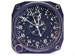 * front times spot sale cut / animation equipped * complete operation /8 days operation verification * Waltham Cockpit clock Waltham Cockpit Clock 8DAYS aviation clock 24 hour hand winding 