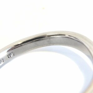 【新品仕上げ済/SAランク】K18WG ダイヤモンド 指輪 0.457ct 6.7g 13号 リボンモチーフ ホワイトゴールド リング アクセサリー ジュエリーの画像8