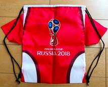 【新品】バドワイザー ユニフォーム型 ナップザック FIFA WORLD CUP RUSSIA 2018 ロシア ワールドカップ リュック スポーツバッグ_画像1