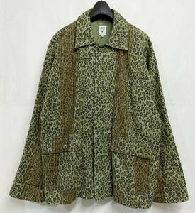 M size *SOUTH2 WEST8sa light two waist eito Leopard pattern hunting shirt olive Nepenthes 