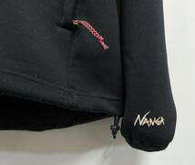 Mサイズ◆NANGA ナンガ CORDURA FLEECE HALF ZIP TOPS コーデュラ ハーフジップ プルオーバー フリーズジャケット 黒_画像4