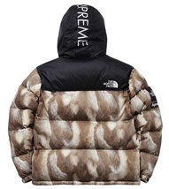 Mサイズ◆The North Face x Supreme - Fur Print Nuptse Jacket シュプリーム ノースフェイス ファープリント ヌプシ ダウンジャケット_画像3