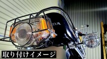 Hanasho CBウインカー ストーンガード スチール/メッキ 高品質国産メッキ 2個セット CB400Four CB750Four ホーク バブ _画像2