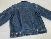 90's 1993 日本製 リーバイス LEVI'S デニムジャケット 71507 XX 2nd セカンド ビンテージ復刻 色濃い目 サイズ36 [k-0216]_画像8