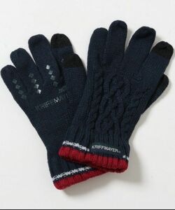 ■新品■KRIFF MAYER クリフメイヤー 手袋 スマホ対応 ネイビー Lサイズ