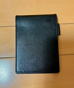  earth shop bag factory rotia memo pad leather cover black beautiful goods 