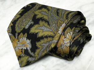 699円～ GIVENCHY ネクタイ ブラック マルチカラー 花柄