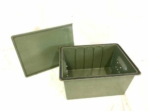 米軍放出品 ☆道具箱 ツールボックス W56×D42×H28.5cm ハードケース 工具箱 USMC FRP収納ボックス 世田谷ベース(140)AB20MK#24