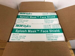 [ new goods ]* the US armed forces medical care machine use item TECHSTYLES face shield 50 piece ( width 32.5× length 20.5cm) (100)*SB16AK