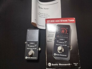 Sonic Research (ソニックリサーチ)　ST 300 mini チューナー　エフェクター　ギター　ベース