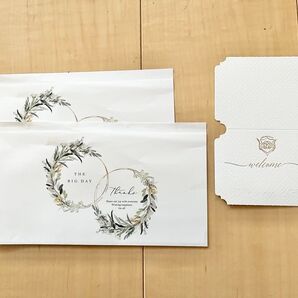 ピアリー 結婚式席札&マスクケースセット