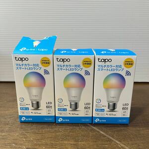 TP-Link Tapo アレクサ 対応 スマート LED ランプ 調光タイプ マルチカラー E26 電球色 Echo シリーズ/Google ホーム 対応 3個セット (d6