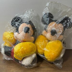 未開封品 ミッキー生誕75周年記念 ぬいぐるみ ミッキーマウス 2体セット ディズニー Disney