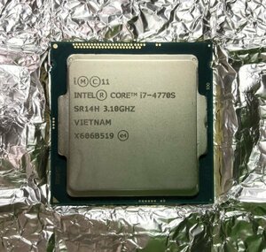 INTEL core i7-4770S / SR14H / 3.10GHz / LGA1150 動作品