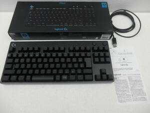 moe/5468/2402/ロジクール logicool　PRO Gaming Keyboard G-PKB-002LN/中古品