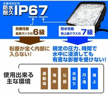 【4個セット】LED ワークライト 18W 6連チップ 作業灯 建築機械用照明 フォグライト デッキライト 夜間作業 ミニバイク 集魚灯 12～24V対_画像6