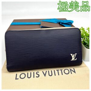 極美品　61N ルイヴィトン エピジッピーウォレットラウンドファスナー 長財布　メンズ　レディース　 LOUIS VUITTON