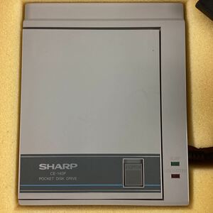 k241 SHARP CE-140F ポケットディスクドライブ シャープ 当時物 ポケットコンピュータ コンピュータ パソコン 動作未確認 箱有 中古