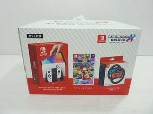 CV5477ta unused Nintendo Switch Nintendo switch cost ko original set have machine EL model Mario Cart 8 Deluxe 