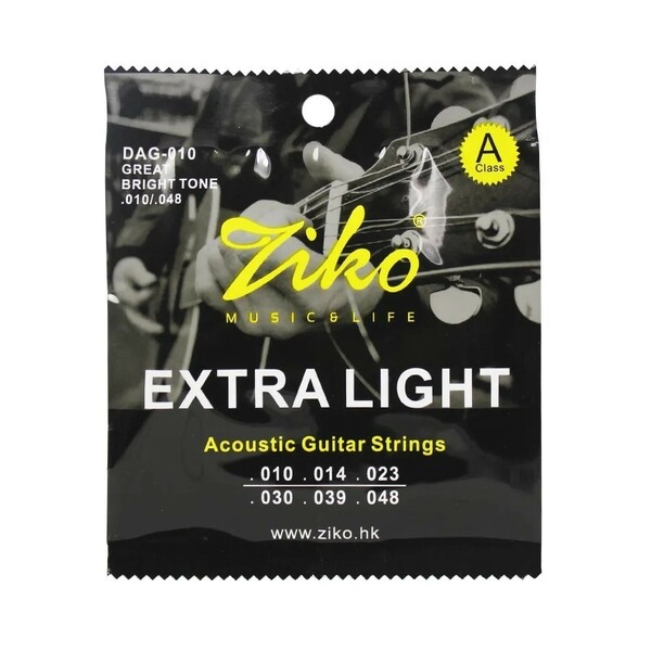 Ziko アコースティックギター弦 10-48 1セット