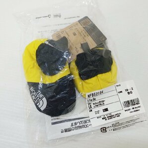 [16A-61-130] 未使用品 THE NORTH FACE ザノースフェイス ベビーシューズ B First Step NFB52184 サイズ10-12㎝ イエロー×ブラックの画像1