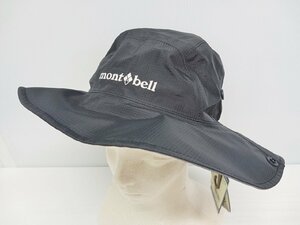 [13B-61-019-1] 美品 Mont-bell モンベル ハット ブラック サイズＭ 56～58cm タグ付き