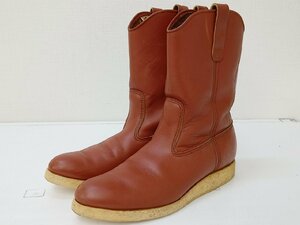 [16B-62-010-1] REDWING レッドウイング ペコスブーツ RUFFNEX レッド 中古