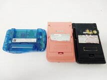 [B4C-62-008-1] Nintendo GAME BOY pocket ゲームボーイポケット BANDAI WONDERSWAN ワンダースワン 本体 計3台セット まとめ売り ジャンク_画像5