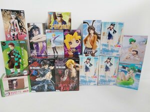 [HC-1-2] 鬼滅の刃 名探偵コナン 他 プライズ まとめ売り 開封未開封混在 ジャンク タツマキ 杉元佐一 エドワード・エルリック 他