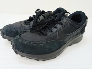 [16B-62-025-1] NIKE WAFFLE DEBUT ナイキ ワッフル デビュー ブラック/ブラック DH9522-002 サイズ26.5cm