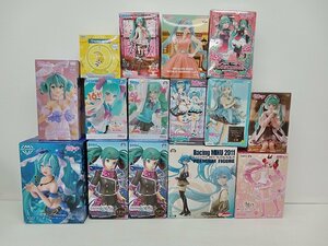 [HC-4-3] 初音ミク 鏡音レン プライズ フィギュア まとめ売り 開封未開封混在 ジャンク 白うさぎ マーメイド 桜ミク レーシングミク など