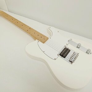 [7D-62-013-3] エレキギター Squier by Fender SONIC ESQUIRE H MN BPG AWT ホワイト 本体+ソフトケース他 2023年製 通電・音出し確認済みの画像2