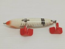 [11B-62-039-1] ルアー Heddon ヘドン 1st Zara Spook ザラスプーク カラーBRS ハードルアー 淡水 キズ有 中古_画像6