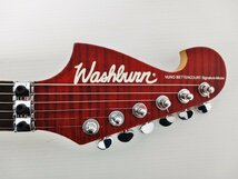 [7D-62-001] エレキギター Washburn ワッシュバーン Nuno Bettencourtシグネチャーモデル N-24F 本体+ケース付き 通電・音出し確認済 中古_画像2