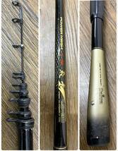 ※ 6本まとめ！ DAIWA ダイワ 小継 飛竜 磯竿 釣具 釣竿 フィッシング ロッド 中古　【B6029A】_画像6