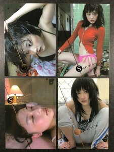 杏 さゆり　BOMB・ボム 2004　スペシャル箔押しカード　4枚セット　グラビア アイドル トレカ トレーディングカード