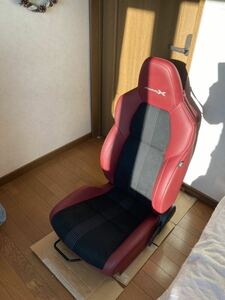 希少　s660モデューロX専用　助手席シート(中古品)ボルドールレッド　小さなキズ色剥がれあり