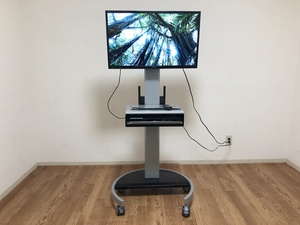 シャープAQUOSデジタルハイビジョン液晶テレビLC-32H40美品　ハヤミ工産ディスプレイスタンドPH-773キャスター付き　動作確認済み