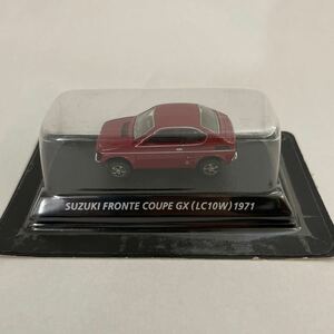 1/64 コナミ 絶版名車コレクション Vol.3 スズキ フロンテ クーペ GX レッド SUZUKI FRONTE COUPE GX LC10W 1971