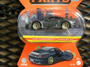 送料　220円～即決☆☆MB 2020　ポルシェ 911 カレラ 4S PORSCHE 911 CARRERA 4S MOVING PARTS マッチボックス MATCHBOX　