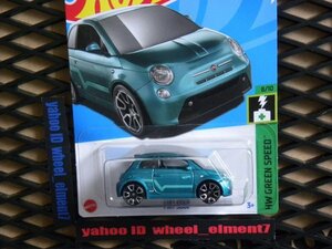 即決☆☆FIAT 500e フィアット　ホットウィール Hot Wheels ☆☆定形外発送可能