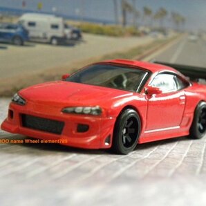 即決☆☆ルース '95 MITSUBISHI ECLIPSE エクリプス PREMIUM メタルシャーシ、リアルライダー ホットウィール Hot Wheels☆の画像2