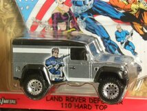 即決☆☆LAND ROVER DEFENDER 110 HARD TOP ランドローバー　MARVEL COMIC ポップカルチャー プレミアムモデル☆ HOT WHEELS☆_画像4