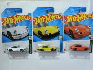 即決☆☆PORSCHE 911 CARRERA RS 2.7 ポルシェ　カレラ　3色　ホットウィール Hot Wheels