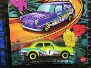 即決☆☆'70 FORD ESCORT RS1600 フォード　エスコート　 2024 SPRING CAR ホットウィール Hot Wheels