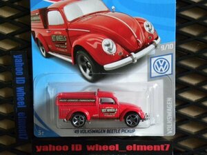 即決☆☆ 1949 VOLKSWAGEN BEETLE PICKUP RD ビートル　ピックアップ　ホットウィール Hot Wheels ☆定形外発送可能