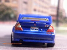 即決☆☆ルース MITSUBISHI LANCER EVOLUTION Ⅵ PREMIUM　ランエボ　 メタルシャーシ、リアルライダー ホットウィール Hot Wheels☆_画像4