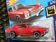 即決☆☆'70 CHEVELLE FAST & FURIOUS ワイルドスピード HW SCREEN TIME ホットウィール Hot Wheels_画像2