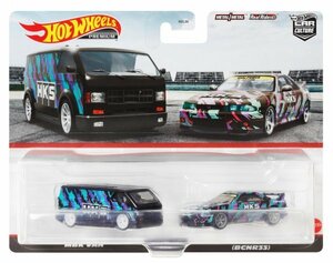 即決☆☆ ホットウィール(Hot Wheels) プレミアム 2パック 日産スカイライン GT-R (BNCR33) / MBK バン☆ SKYLINE GT-R 1BOX VAN HKF53